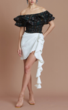 FLORA MINI SKIRT - WHITE