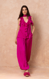 SORRENTO PANTS - BOUGAINVILLEA