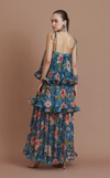 AURORA MAXI DRESS - BLUE FLORAL (PRE-ORDER)