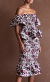 ROMA TOP - BROWN FLORAL