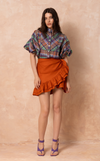CAMIA TOP - PACIFIC PLAID