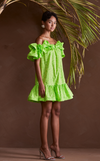 ANDORA DRESS - NEON TIE DYE