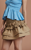 VALLETA SKIRT - MOCHA