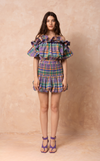 VIERA TOP - PURPLE PLAID
