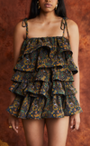 AYDA SKIRT - BLUE PAISLEY