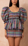 BILBAO TOP (DETACHABLE) - PACIFIC PLAID