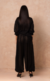 SORRENTO PANTS - BLACK HONEYCOMB