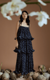 AURORA MAXI - DARK BLUE FLORAL