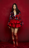 AYDA SKIRT - RUBY (PRE-ORDER)