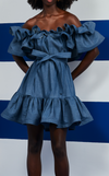 ANDORA DRESS - DENIM CHAMBRAY
