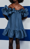 ANDORA DRESS - DENIM CHAMBRAY