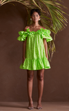 ANDORA DRESS - NEON TIE DYE