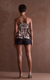 NAMIBIA TOP - BROWN COCONUT