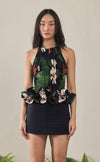 BERINA TOP - BOTANICAL FOREST (PRE-ORDER)