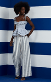 BALI PANTS - BLUE CORDED STRIPES