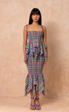 FIJI TOP - PURPLE PLAID