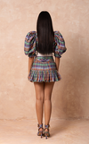 BILBAO BOLERO - PACIFIC PLAID
