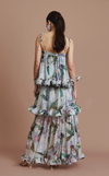 AURORA MAXI DRESS - GREEN FLORAL