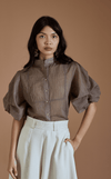 CAMIA TOP - BROWN