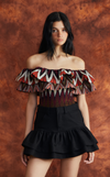 IBIZA TOP - MULTI COLOR CHEVRON