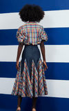CAMIA TOP - PINK CHECKERED