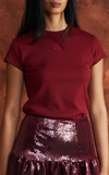 ANTILLA BASIC TOP - GARNET