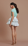 AYDA SKIRT - WHITE POLKA