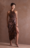 BERLIN TOP - BROWN SPLATTER