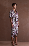 ASMARA DRESS - BROWN FLORAL