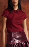 ANTILLA BASIC TOP - GARNET