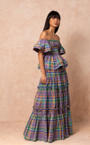 ROMA TOP - PURPLE PLAID