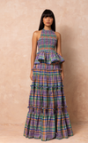 BIRA TOP - PURPLE PLAID