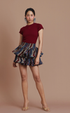 AYDA SKIRT - CHEVRON