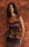 NAMIBIA TOP - MULTI COLOR CHEVRON