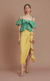 FLORA SKIRT - EGG YOLK