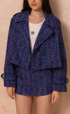 PORTO JACKET - BLUE TWEED