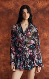 GOBI SKIRT - BLACK FLORAL