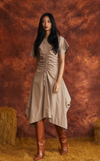 HAITI DRESS - WOOD TWILL