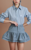 MILANO POLO - LIGHT BLUE TRELLIS