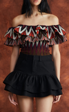 NEVADA SKIRT - BLACK DENIM