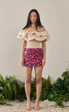 IBIZA TOP - CREAM POPLIN