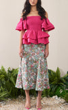 MIKO SKIRT - GREEN GARDEN