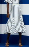 MIKO SKIRT - BLUE CORDED STRIPES