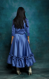 NARITA SKIRT - INDIGO (PRE-ORDER)