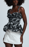 NAMIBIA TOP - COCONUT PRINT