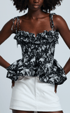 NAMIBIA TOP - COCONUT PRINT