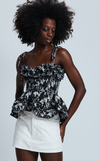 NAMIBIA TOP - COCONUT PRINT