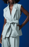 PAPUA VEST - SAGE LINEN