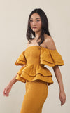 ROMA TOP - MUSTARD