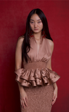 TIBET TOP - LATTE SATIN (PRE-ORDER)